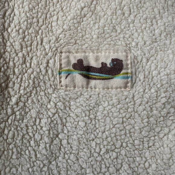 Organic cotton sherpa sleeper for toddlers, size 4T-5T. Made in USA! - Picture 4 of 9